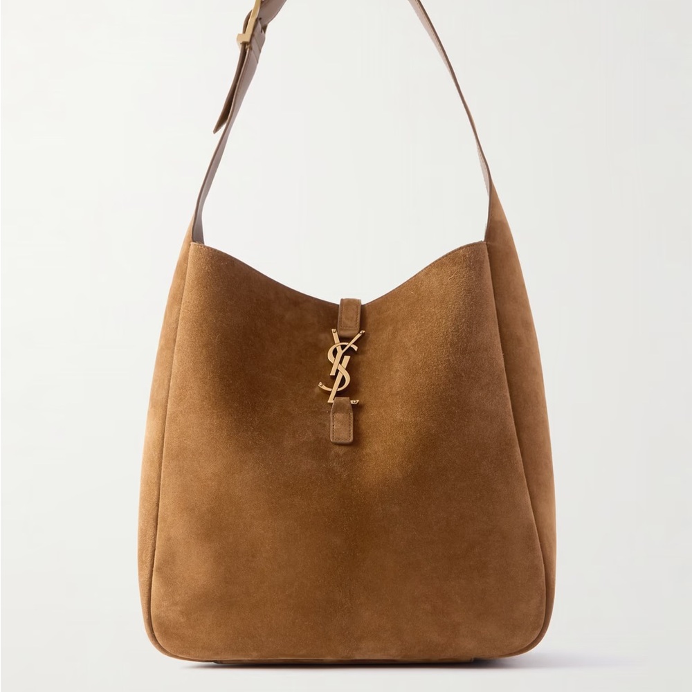 Yves Saint Laurent Tan Suede Shoulder Bag